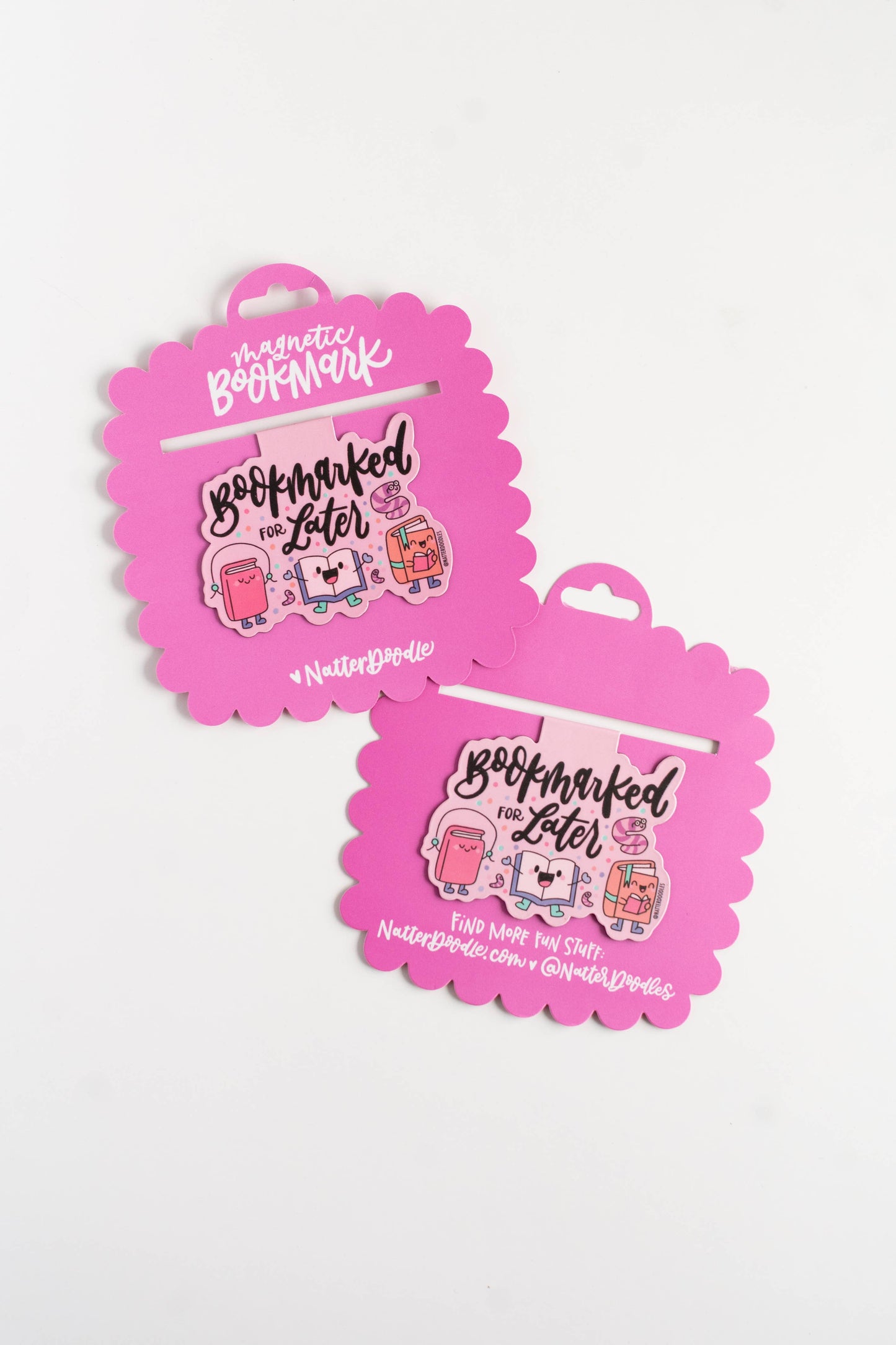 Bookmarked for Later Magnetic Bookmark – Funny Reader Gift